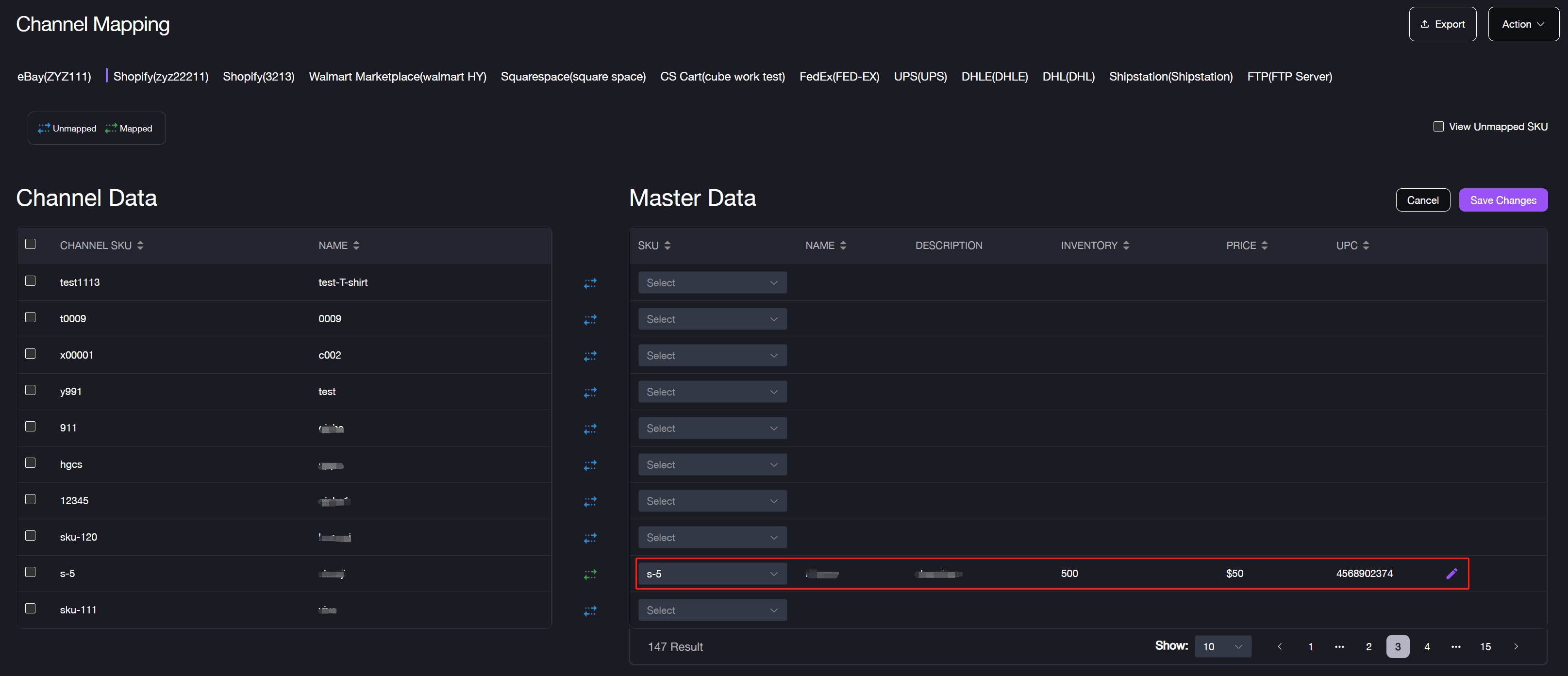 Channel Mapping