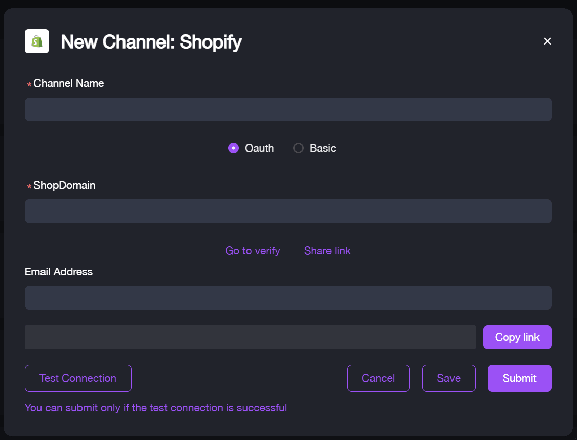 Shopify Oauth