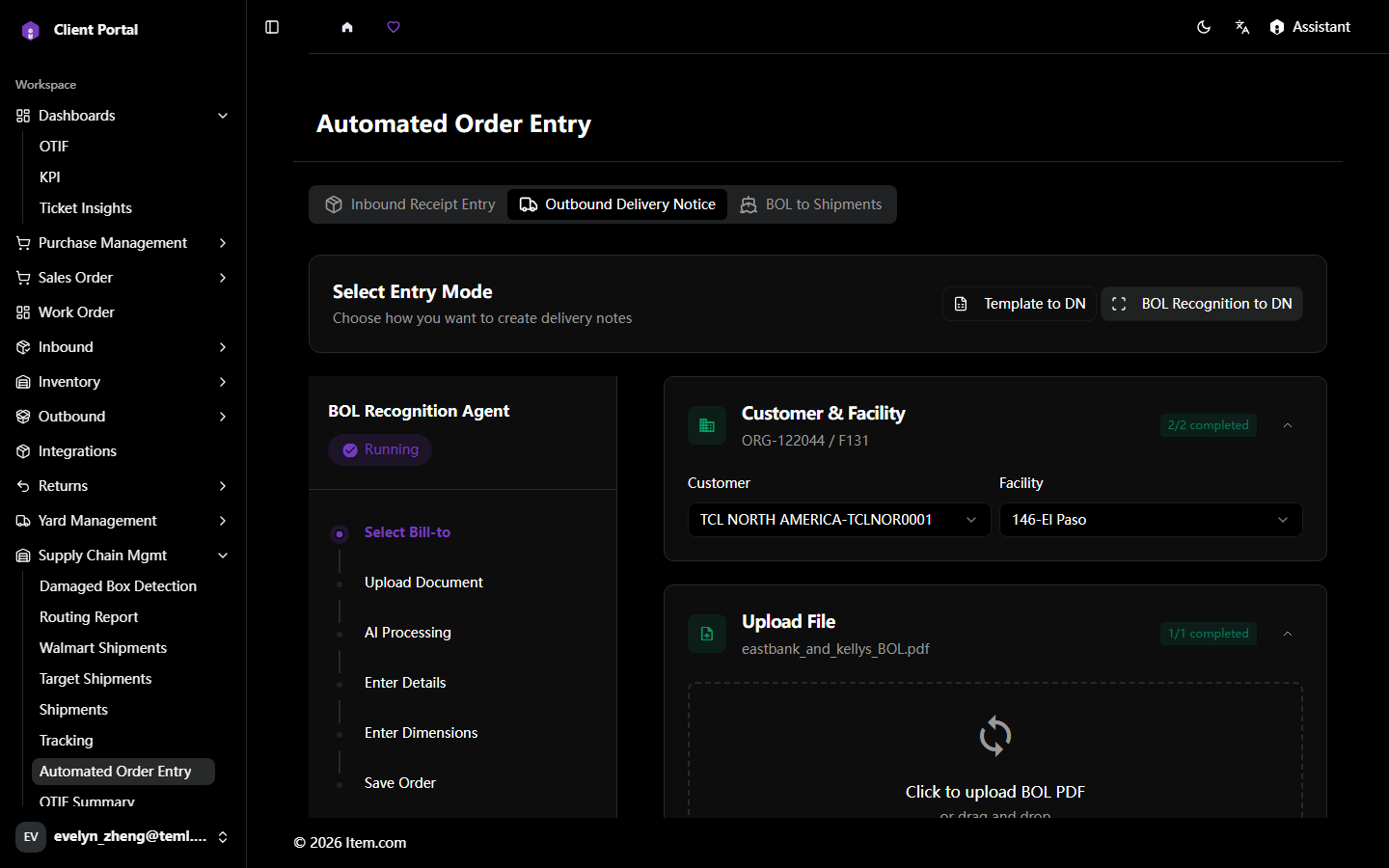 Automated Order Entry