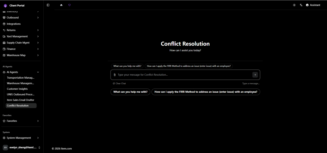Conflict Resolution