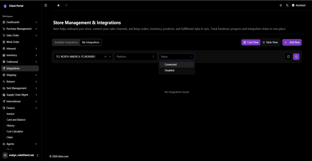 Integrations